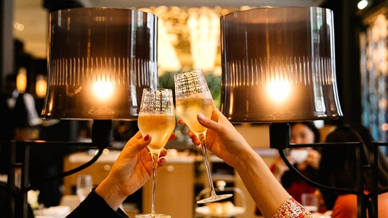 Champagne Art Afternoon Tea for Two